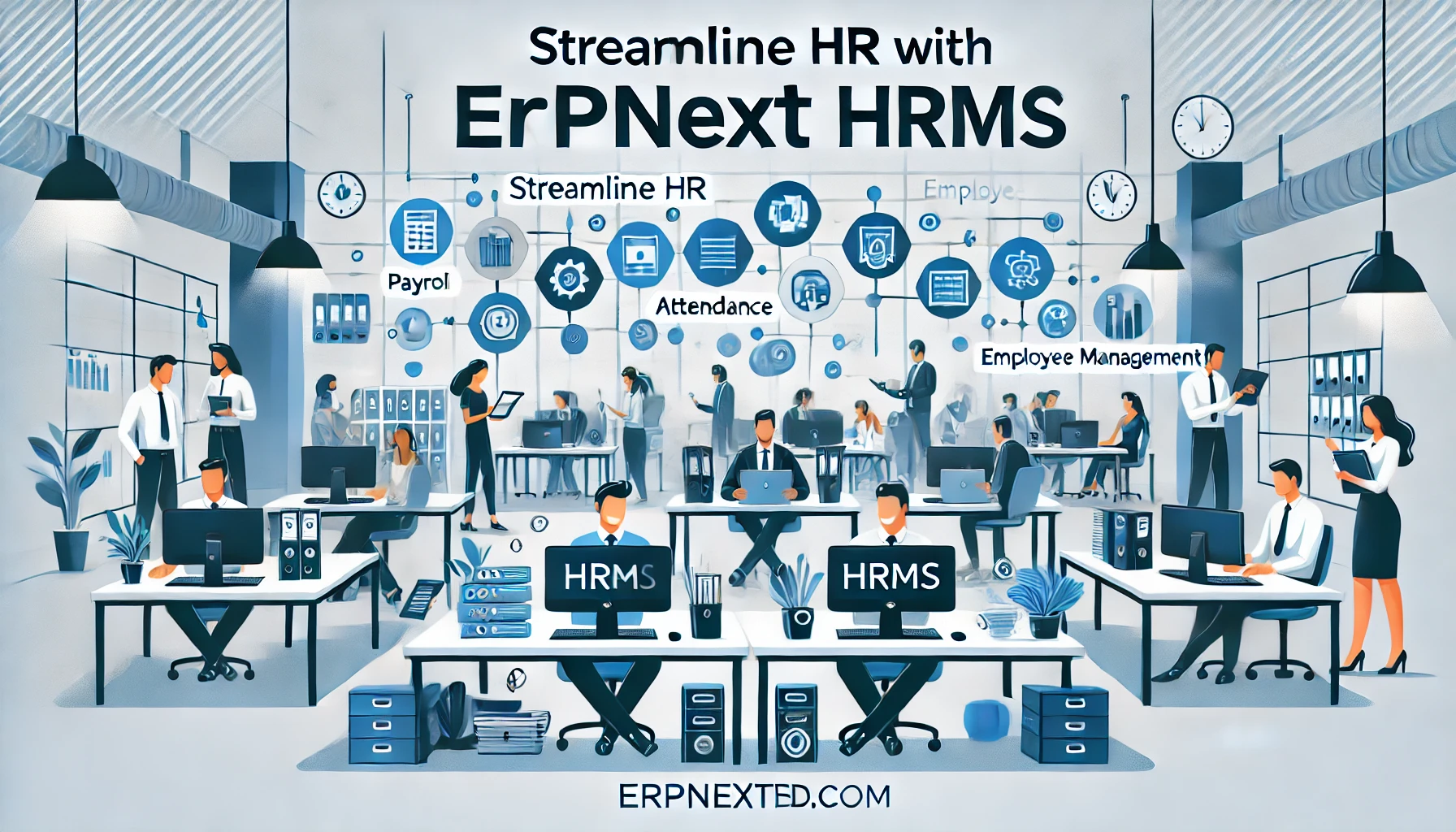 Streamline Your HR Processes with ERPNext HRMS - Cover Image